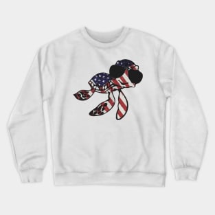 American turtle flag Crewneck Sweatshirt